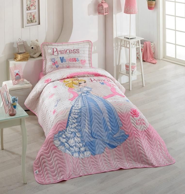 Покрывало детское из хлопка стеганое KARVEN Y923/1 VANESSA V1 PEMPE ...