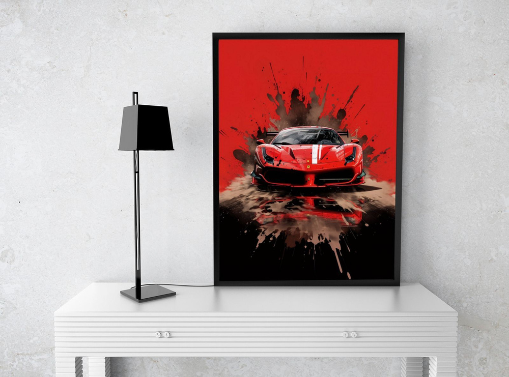 Постер Авто - Ferrari (30х40 см) #1