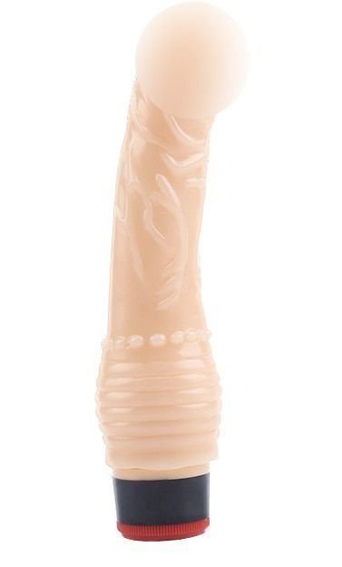 Телесный вибратор 7.6 Vibrating Dildo - 19,5 см #1