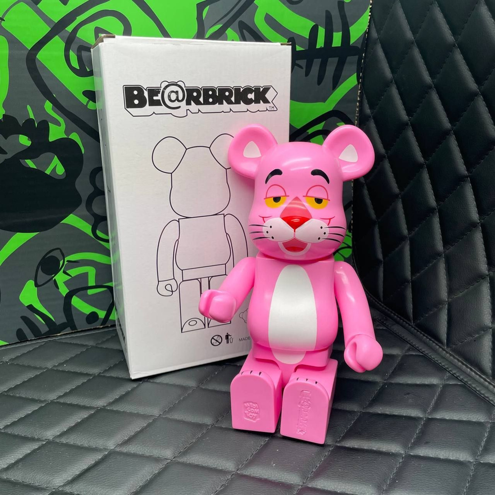 Игрушка Bearbrick Розовая Пантера 28см