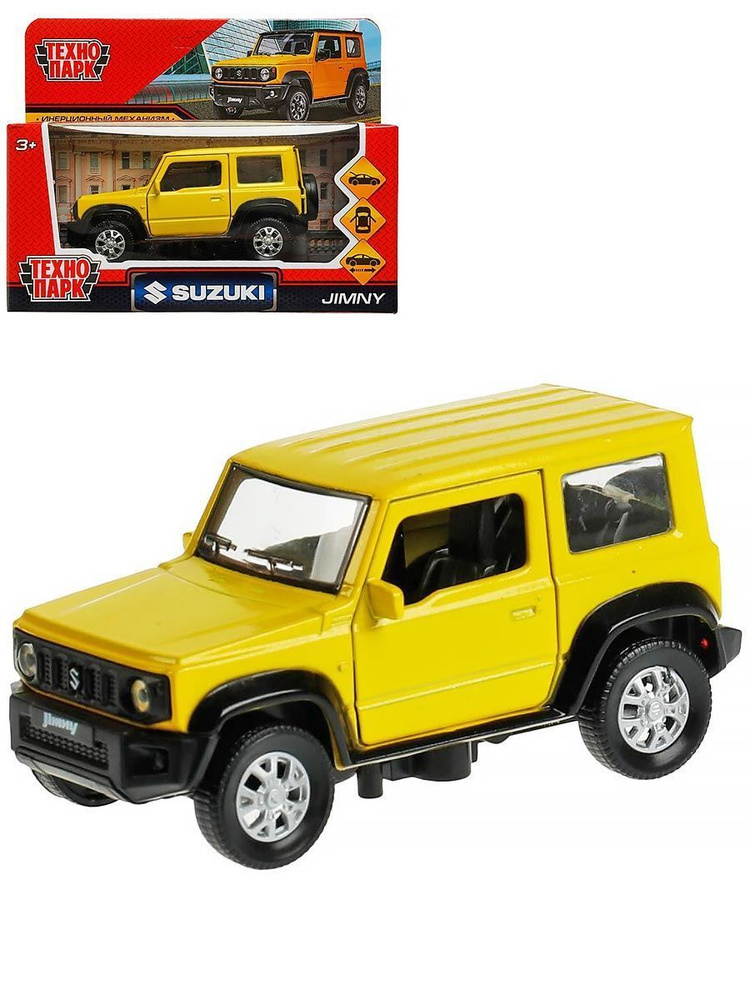 Машина Suzuki Jimny 11,5 см желтая металл инерция JIMNY-12-YEBK #1