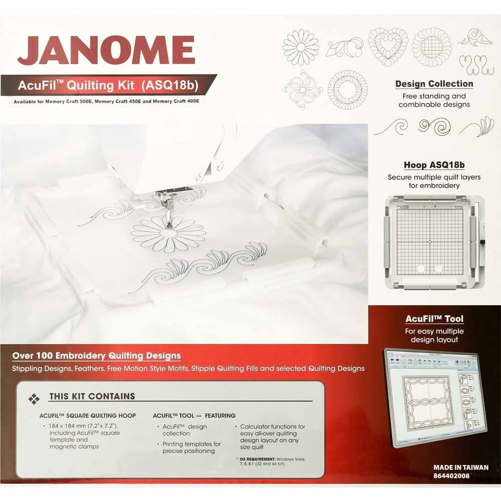 Набор для квилтинга Janome 864402008 для Memory Craft 500E, 550E #1