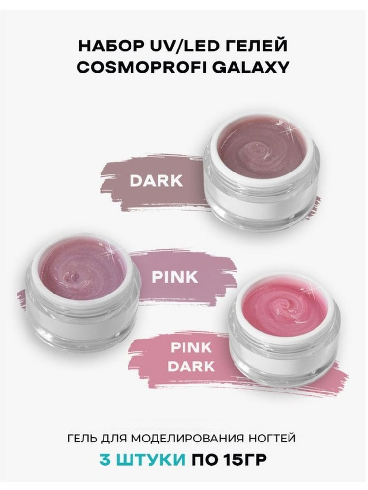 Набор UV/LED гелей Cosmoprofi Galaxy - купить с доставкой по выгодным ...