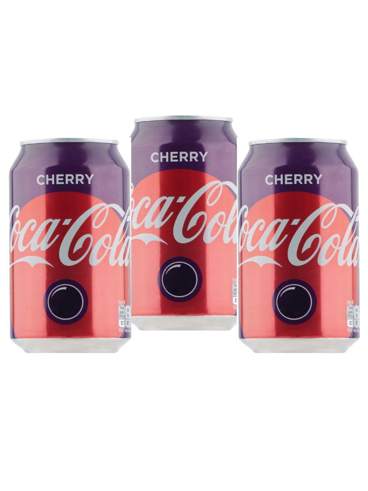 Газированный напиток Coca-Cola Cherry Вишня 330мл х 3 шт #1