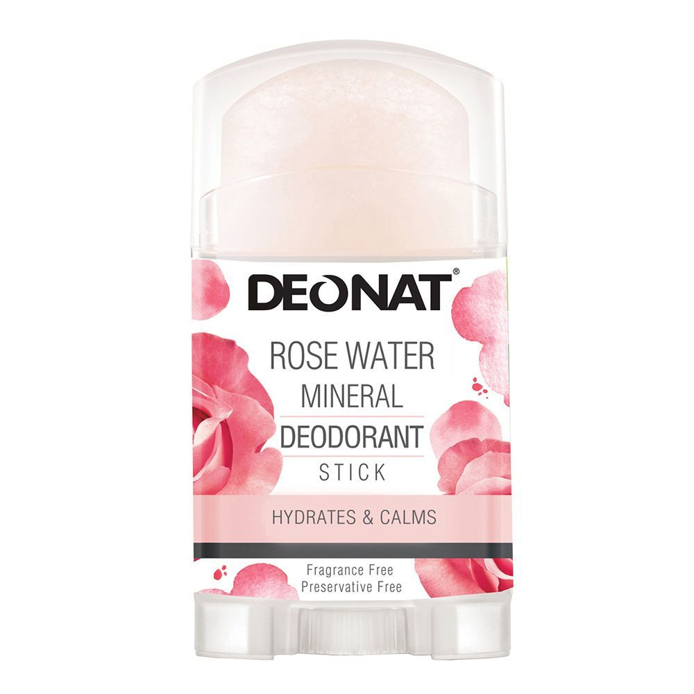 Дезодорант минеральный калиевый Deonat Розовая вода 100гр. #1