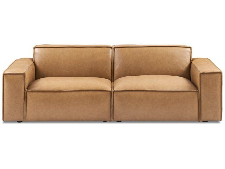 Прямой диван Двухместный диван из экокожи Nappa Айбиш С983148, CL121 ...