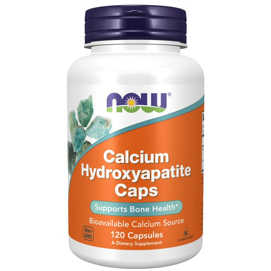 Гидроксиапатит кальция NOW Foods Calcium Hydroxyapatite Caps 120 капсул ...