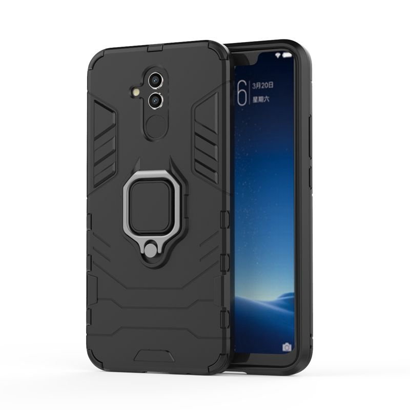Противоударный чехол с кольцом для Huawei Mate 20 Lite (Хуавей Мате 20 ...