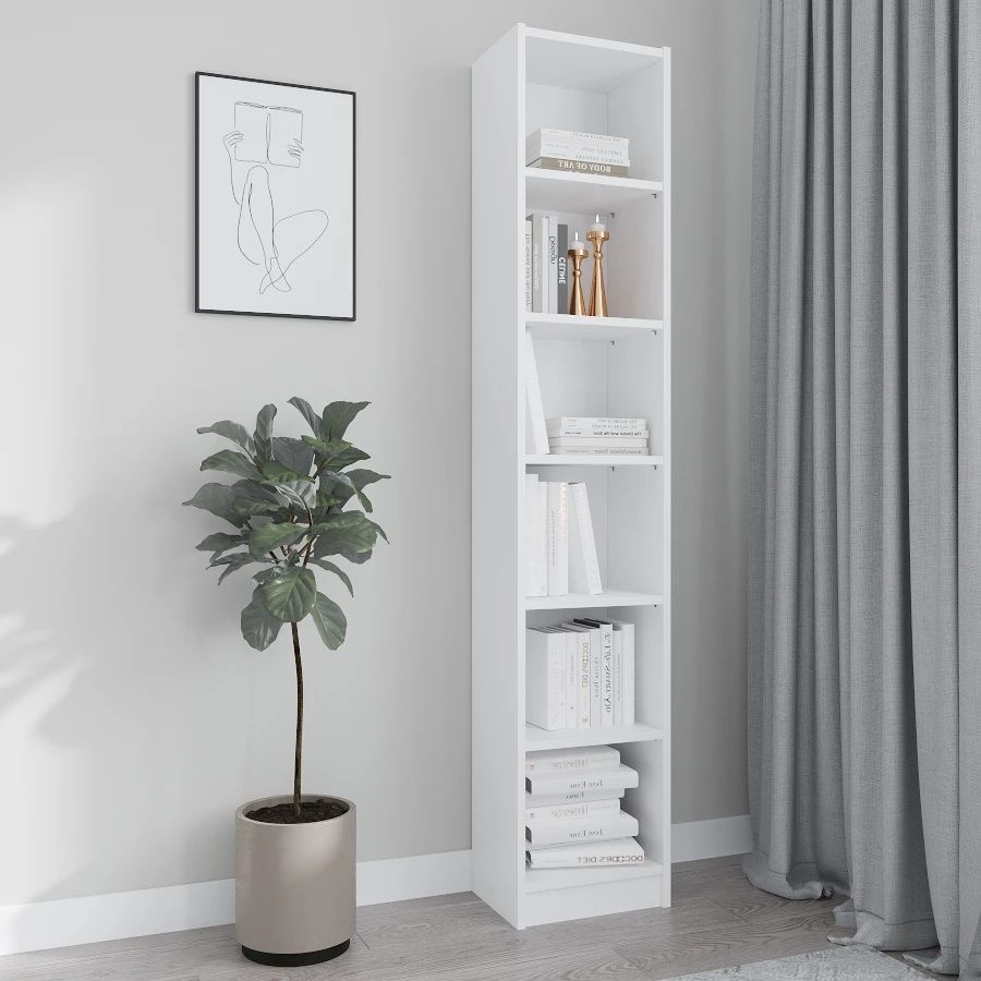 Стеллаж Билли 117 white ИКЕА (IKEA)