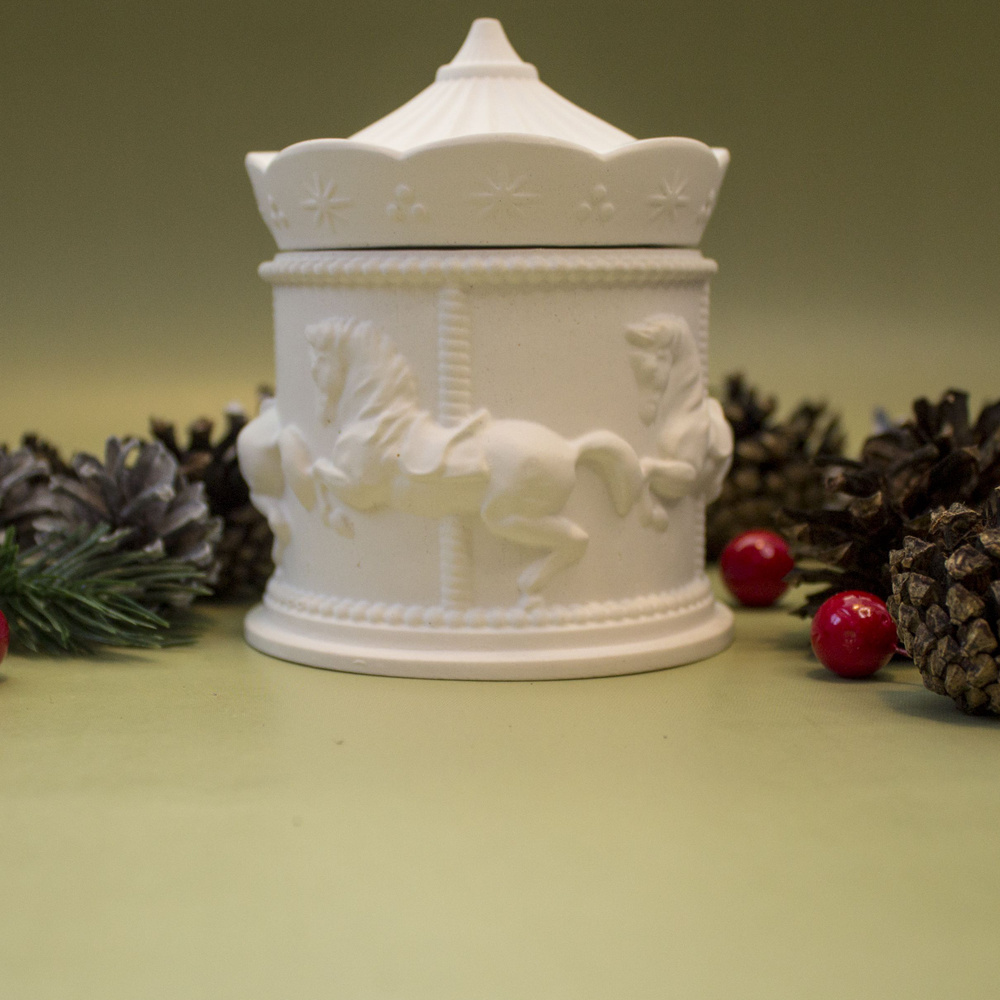 Классическая шкатулка Для украшений "Карусель с лошадками", 1 шт купить ...