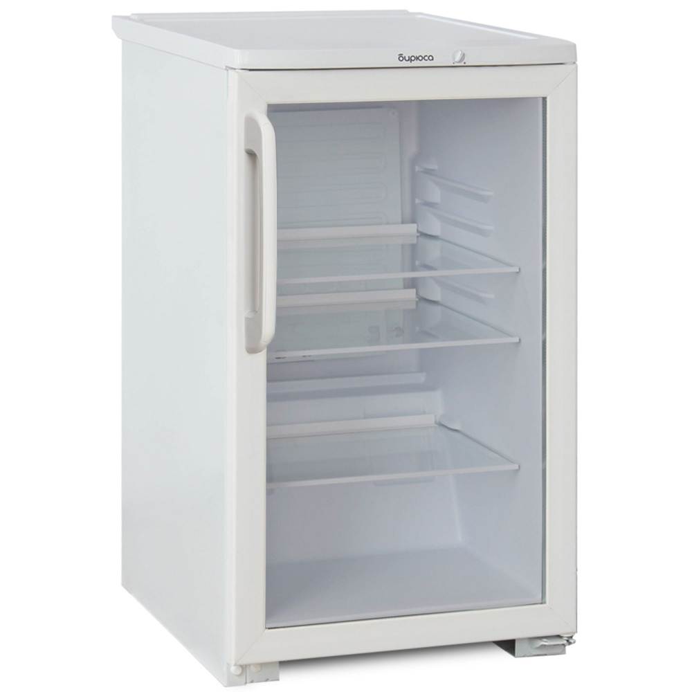 Холодильник барный, витрина холодильная Бирюса 120, объем 115 л, перенавешиваемая дверь, 3 полки, от #1