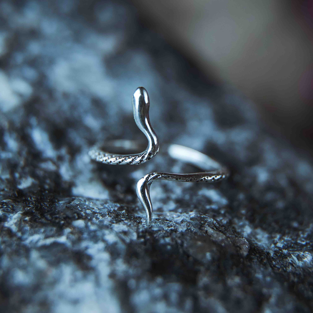 Nepal-Art Кольцо серебряное "Змейка" - купить с доставкой по выгодным ...