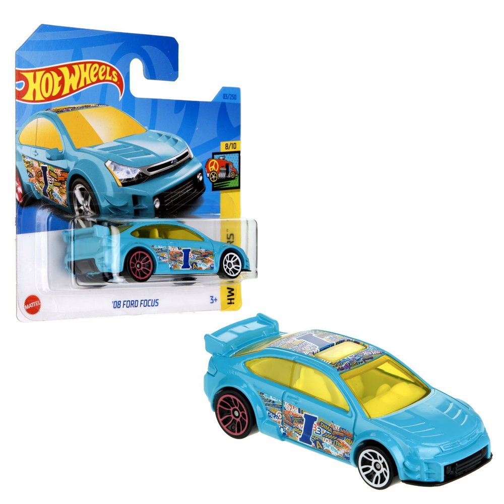 Машинка Hot wheels базовая коллекция в дисплее 08 FORD FOCUS - купить с  доставкой по выгодным ценам в интернет-магазине OZON (1024973355)