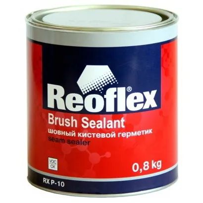 Герметик кузовной, шовный REOFLEX Brush Sealant серый под кисть, банка 0,8 кг., RX P-10  #1