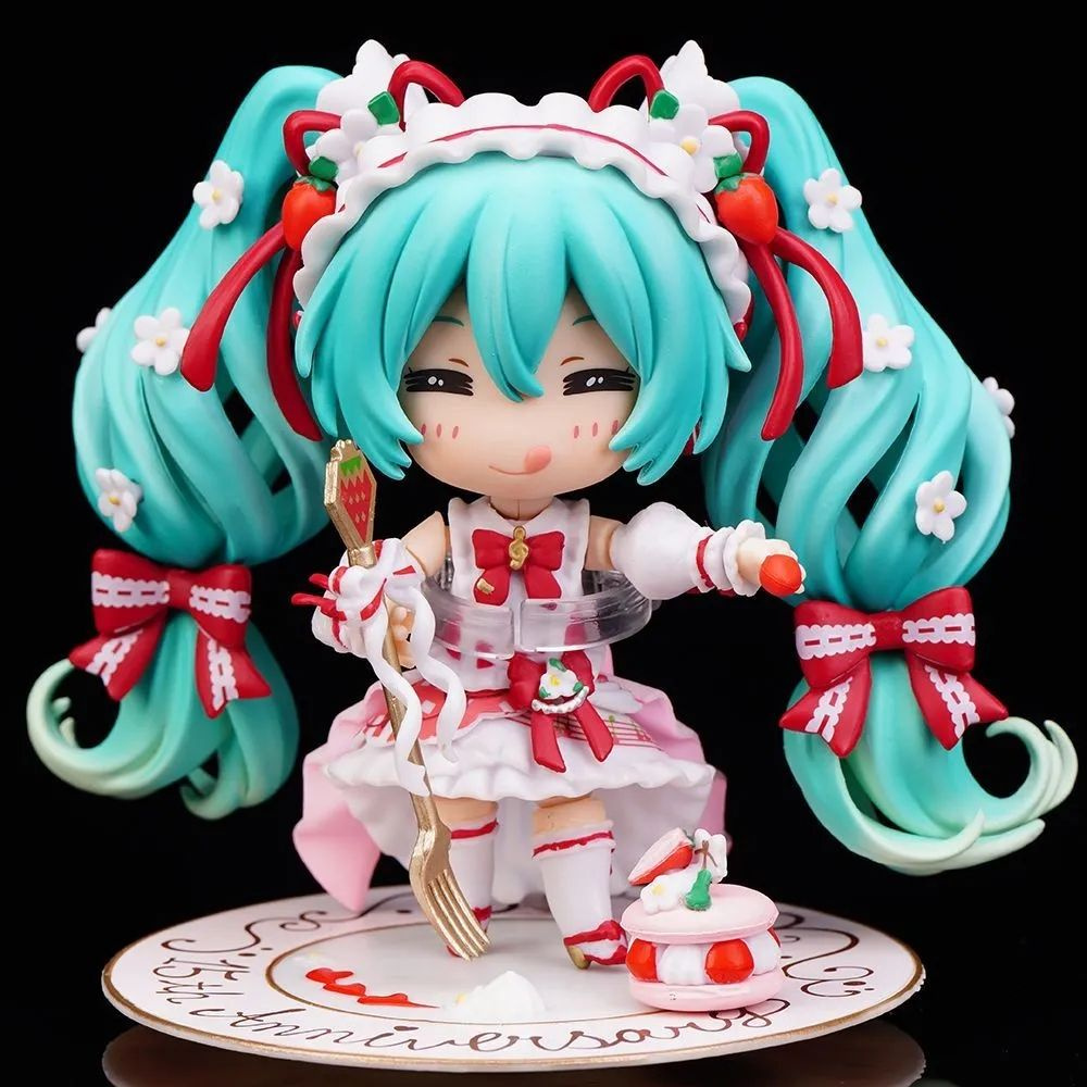 Мику Хацунэ Hatsune Miku /Нендороид/аниме фигурки/10.5см - купить с  доставкой по выгодным ценам в интернет-магазине OZON (1347642953)