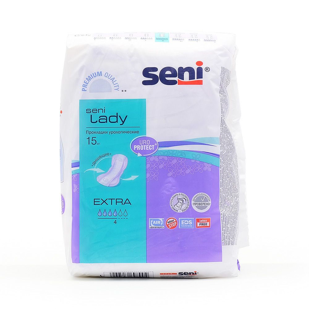 Прокладки урологические женские Seni Lady Extra, 15 шт. #1