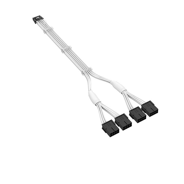 Кабель для видеокарты RTX 4090 NVIDIA 16-Pin 12VHPWR, цвет белый, 4шт ...