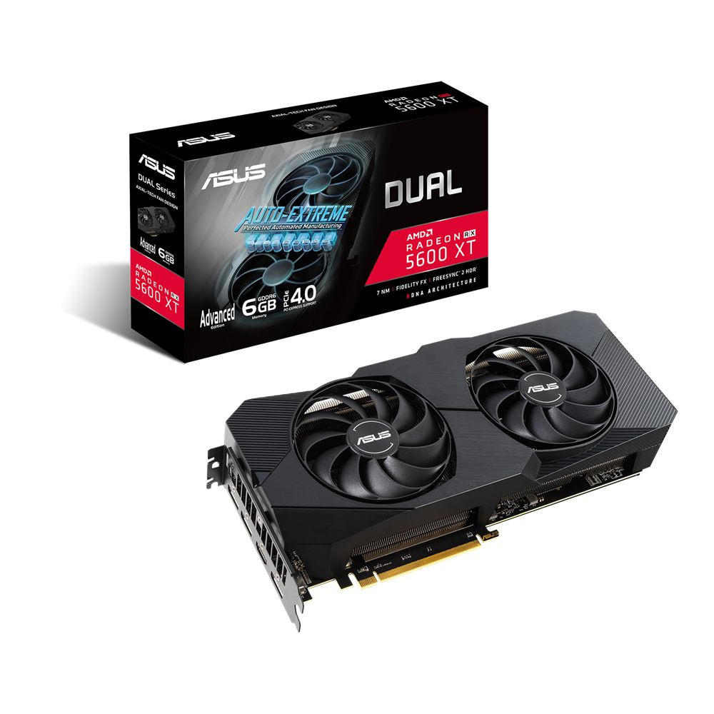 Видеокарта ASUS Radeon RX 5600 XT, 6 ГБ GDDR6 PCI Express 4.0 HDMI