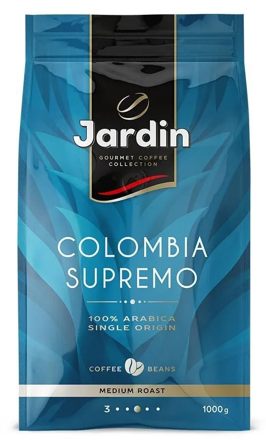 Кофе Jardin Colombia Supremo в зернах, 1кг - купить с доставкой по ...