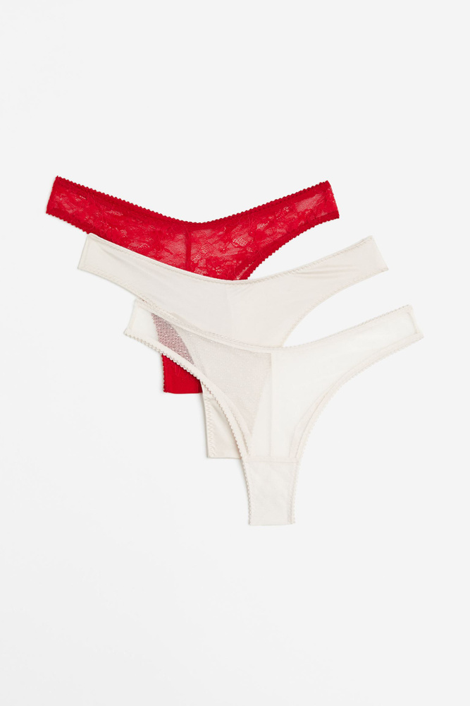 Комплект трусов бразильяна H&M Ladies Briefs, 3 шт #1