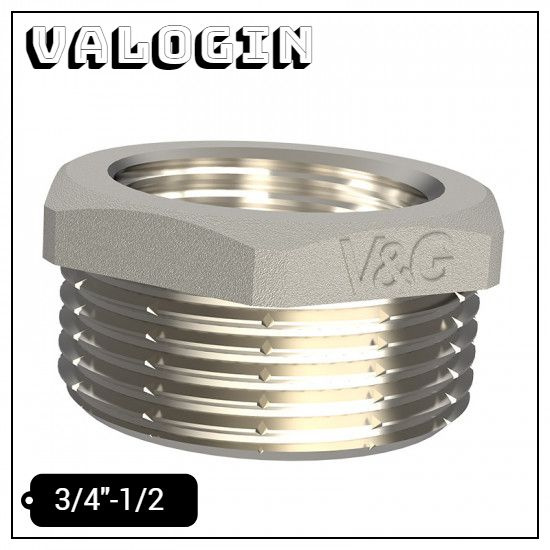 Футорка 3/4"-1/2" VALOGIN VG-206104 #1