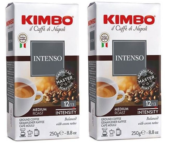 Kimbo Intenso 250г кофе молотый в/у упаковка 2 штуки #1