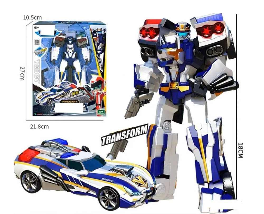 Трансформер Tobot Сержант Джастис Sergiant Justice 20см - купить с ...