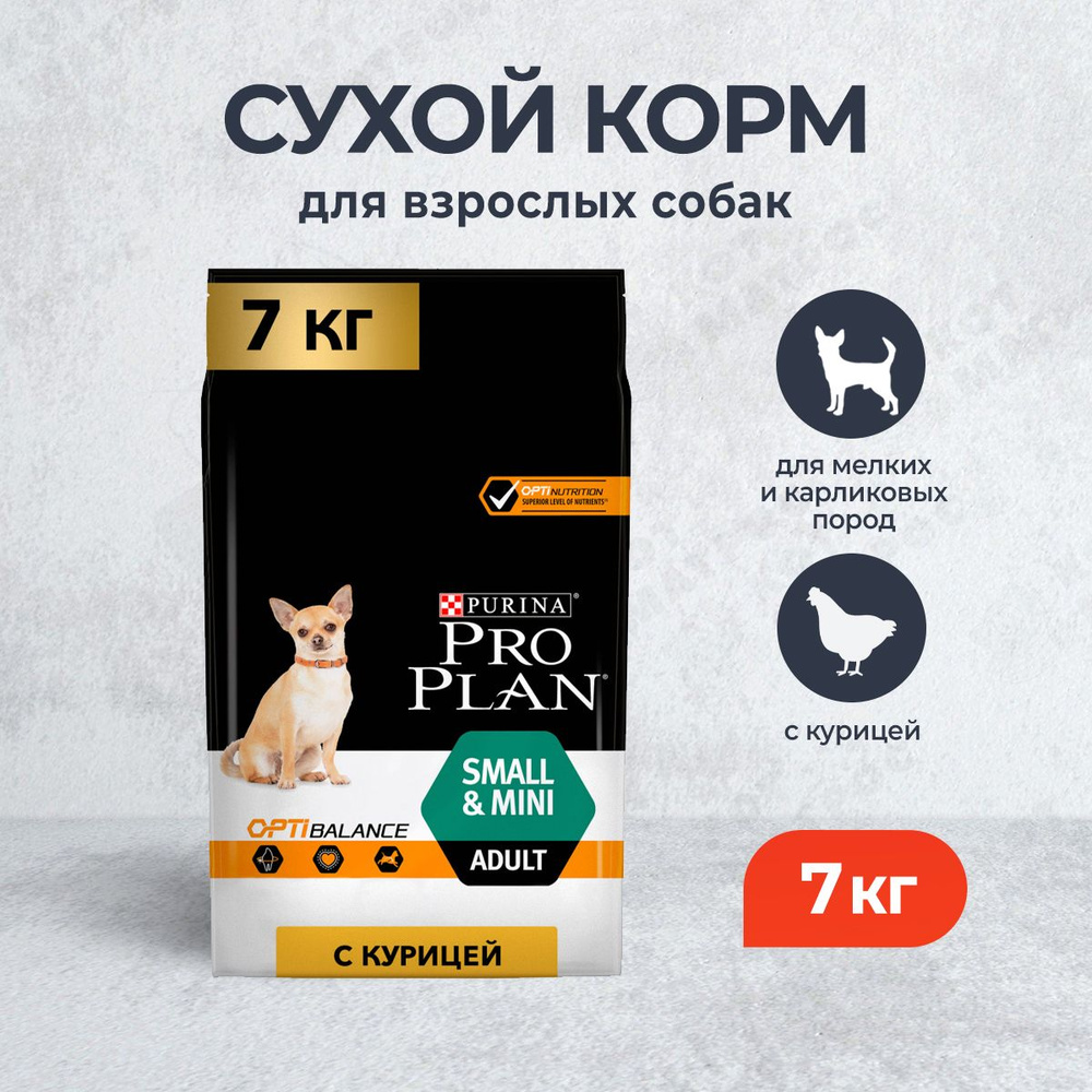 Pro Plan Adult Small&Mini OptiBalance сухой корм для взрослых собак ...