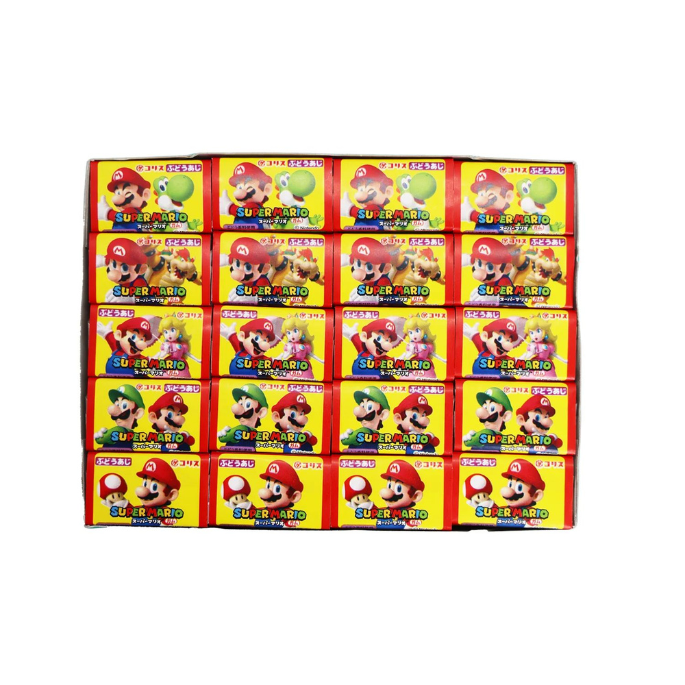 Coris Жевательная резинка Super Mario, 60 шт по 6г #1