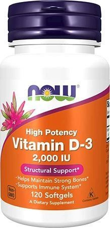 Витамин Д3 NOW Vitamin D3 2000 IU 120 капсул - купить с доставкой по ...