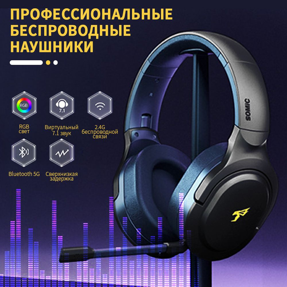 Игровые наушники Полноразмерные Glory SG7-154-00 - купить по доступным ...