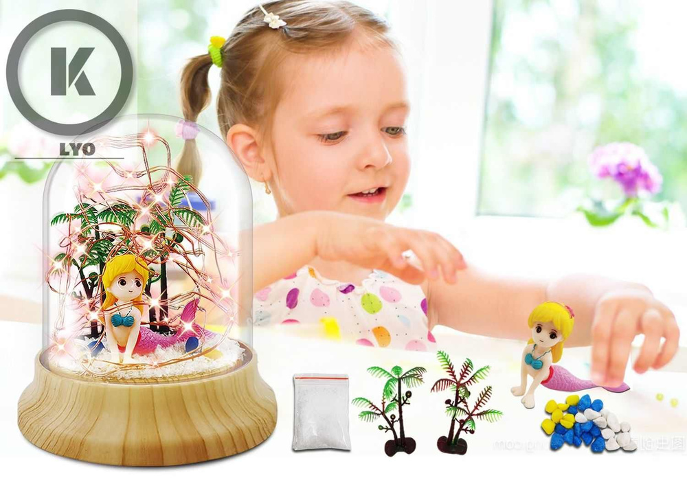 Купить Ночник,декоративные лампы,самодельные лампы,русалки светящийся ...