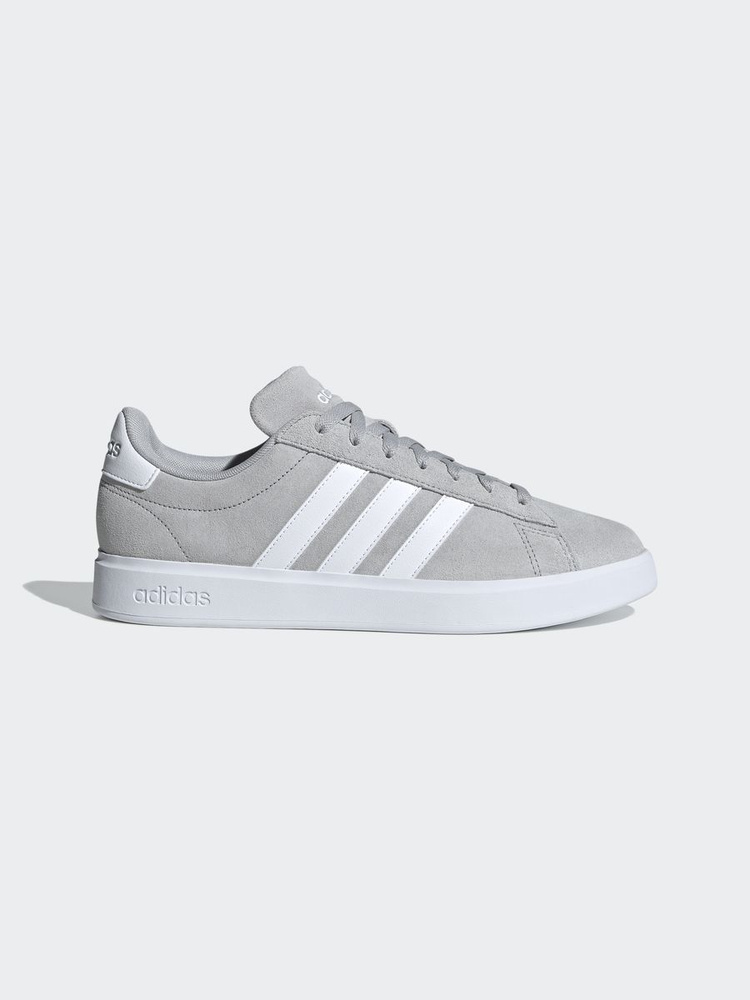 Adidas grand court grey on sale