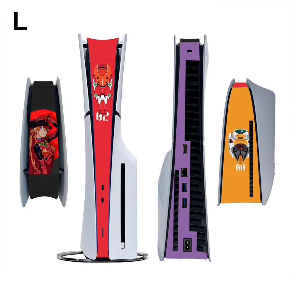 Подходит для PS5 slim хост середины мультфильм наклейки, оптический ...