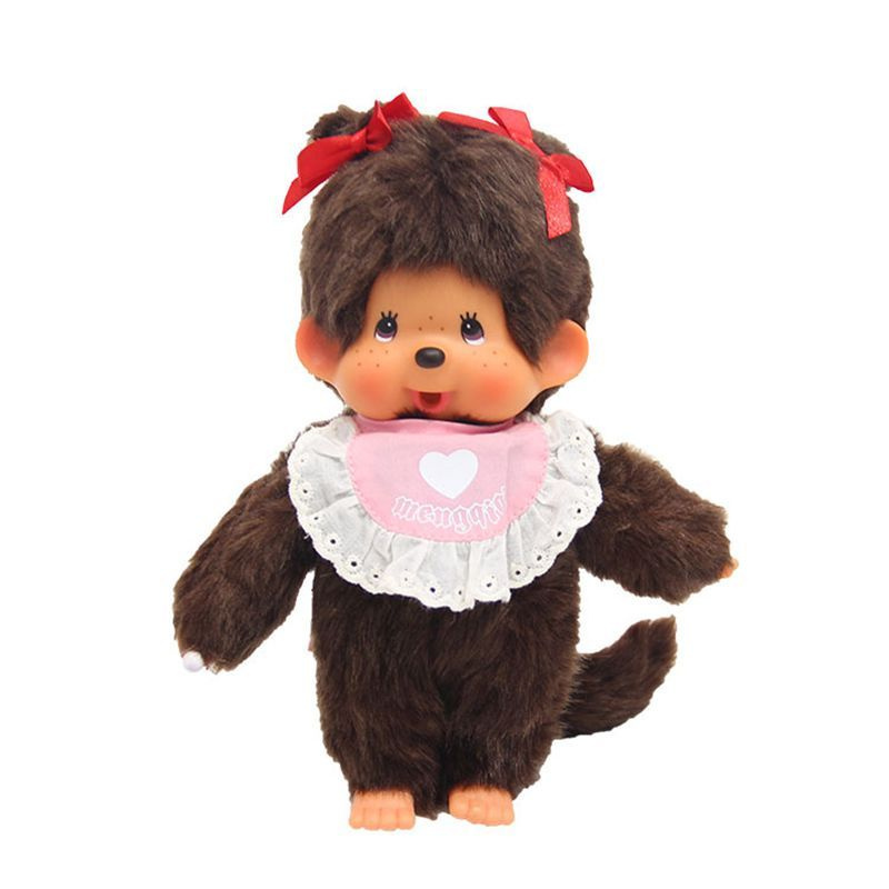 Кукла Monchhichi плюшевая для девочек 20см - подарок для любителей, декор для стола  #1