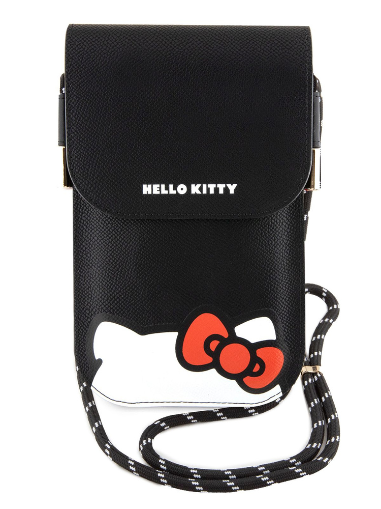 Сумка Hello Kitty Wallet Phone Bag кошелек из экокожи, на регулируемом шнурке, с картхолдером, с принтом, #1