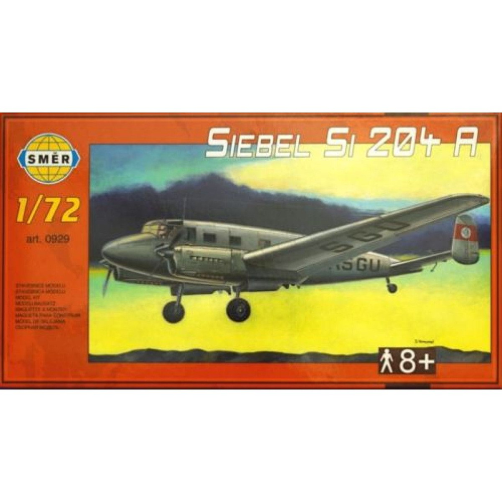 Smer Сборная модель 0929 Siebel Si 204 A 1:72 #1