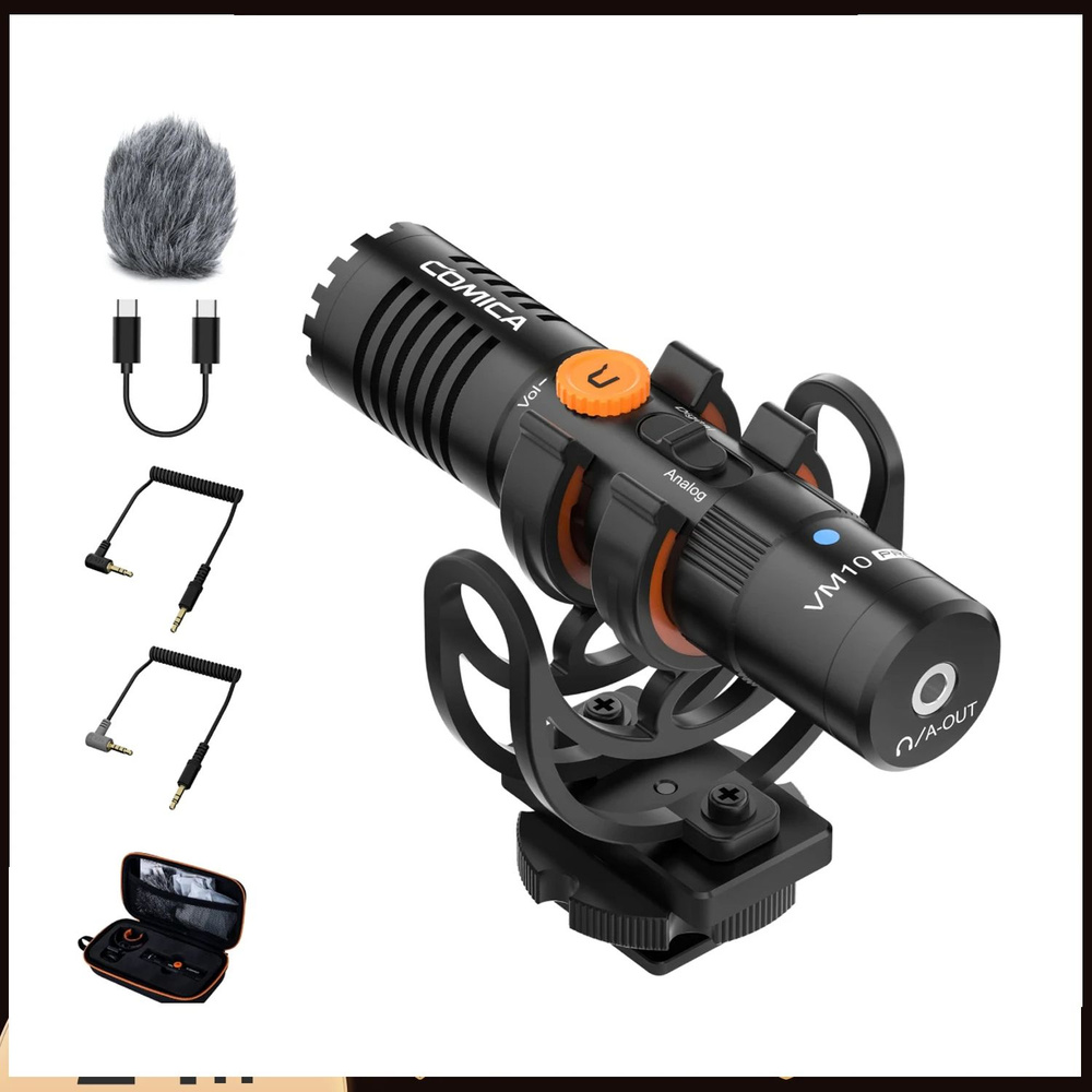 Микрофон для фото и видеокамер COMICA VM10 Pro - купить по выгодной ...