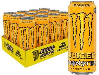 Monster Energy Ripper Juiced / Ирландия, 12 шт. х 500 мл. #1