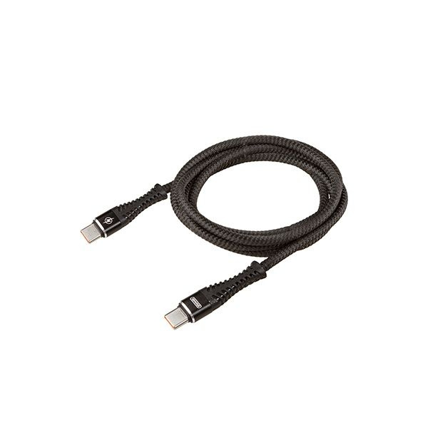 Кабель Skyway Кабель Type-C - Type-C 27W SKYWAY в мягкой оплетке черный ...