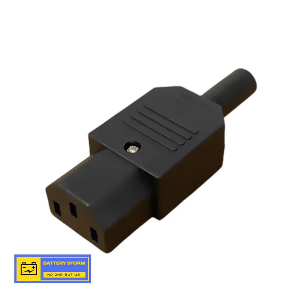 Разъем Hyperline, 3шт CON-IEC C13, IEC C13, 220В, 10A, на кабель ...