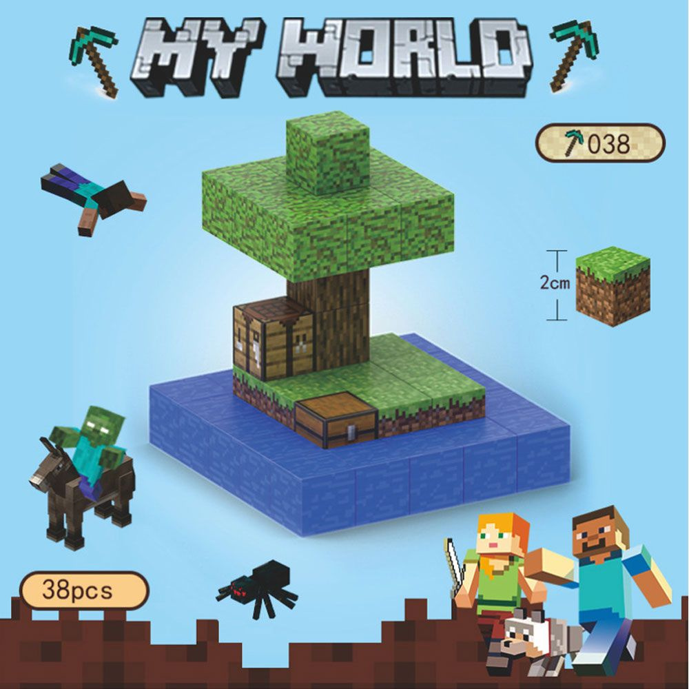 Магнитный Конструктор Майнкрафт набор деталей Игрушка/Комплект из ...