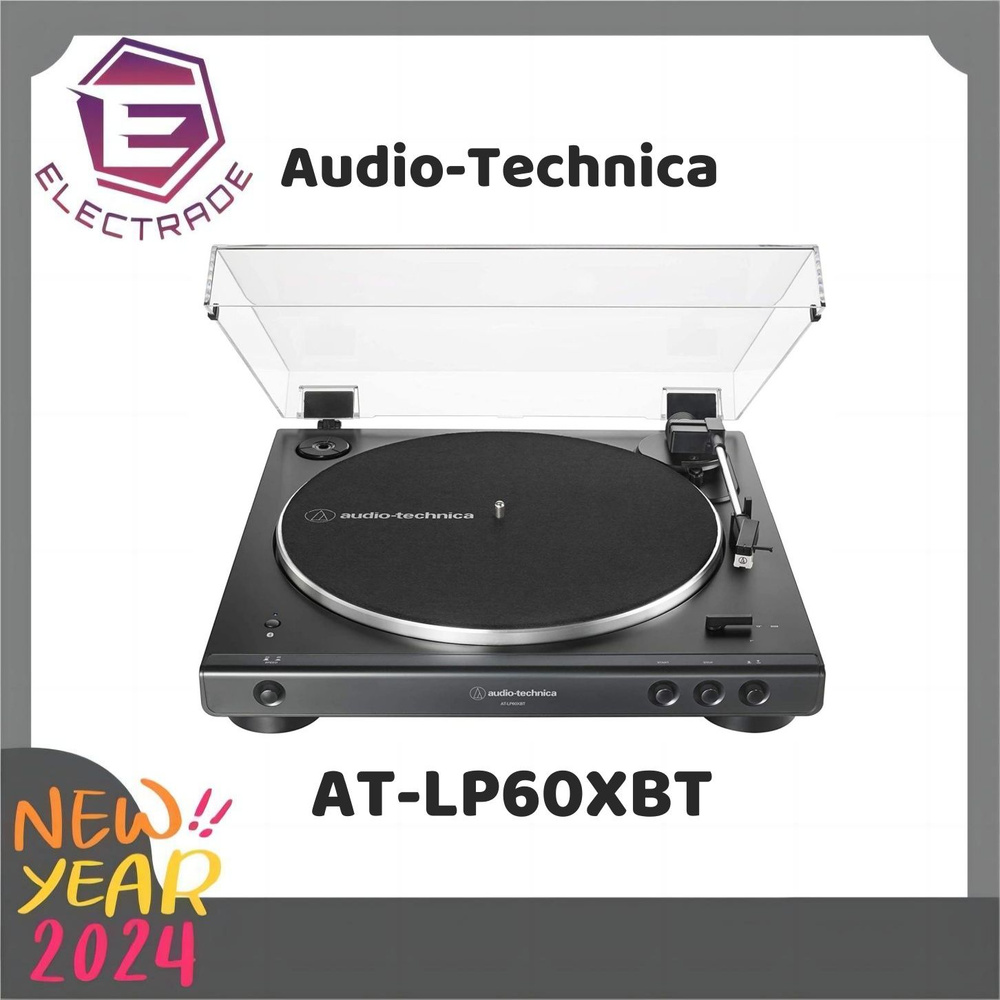 Виниловый проигрыватель,Audio-Technica AT-LP60XBT, черный по низкой ...