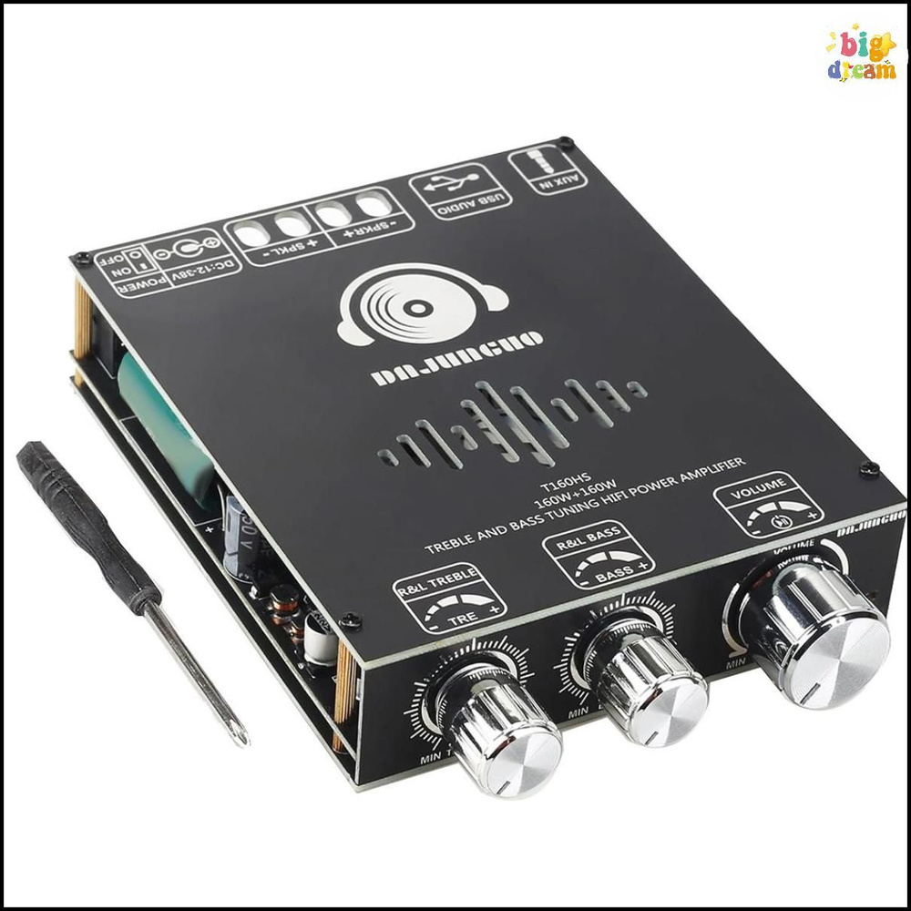 Плата усилителя мощности T160HS Bluetooth с сабвуфером 2.0-big dream ...