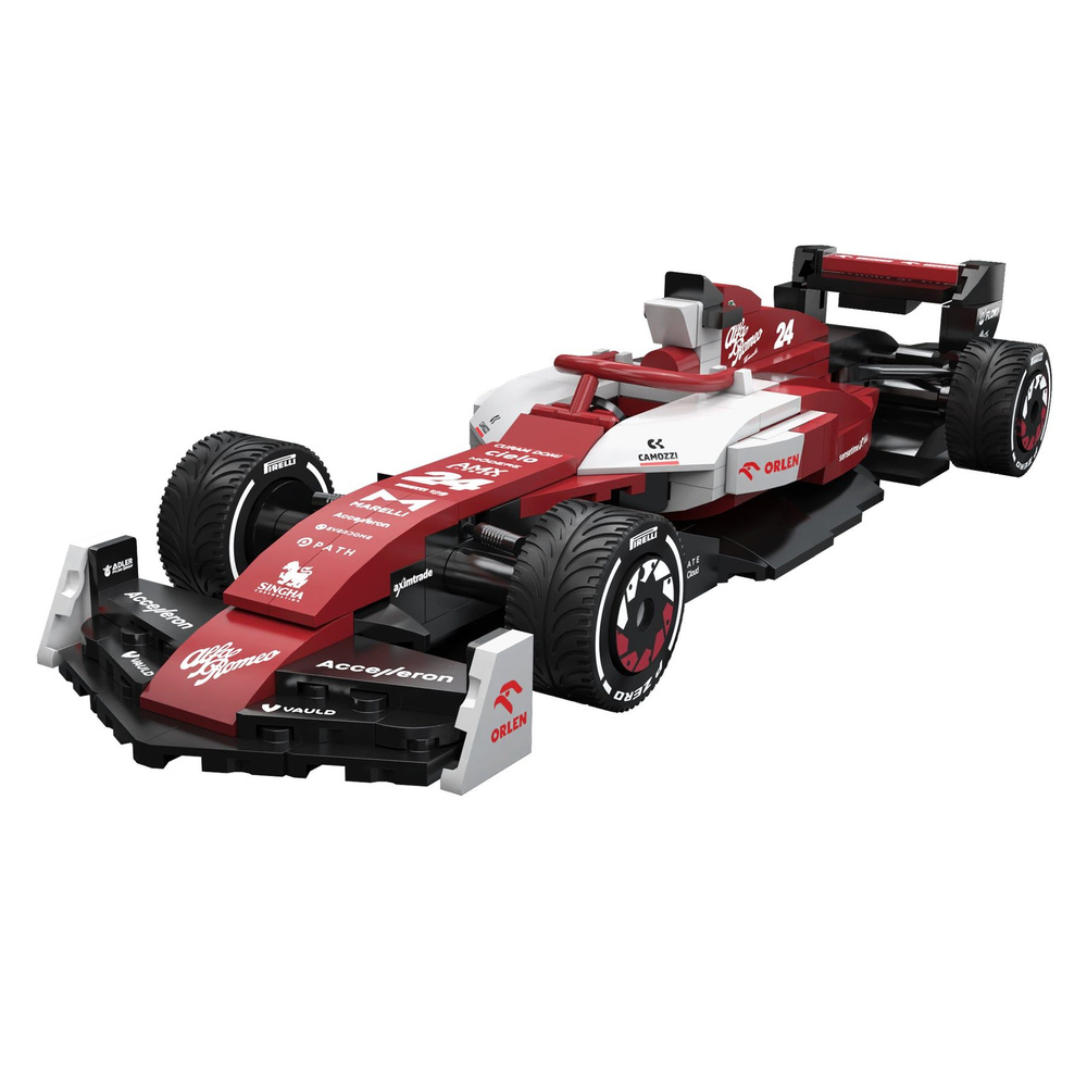 Конструктор 3D CaDA машина Формула 1 Alfa Romeo F1, подвижные элементы, 271  деталь - C55026W