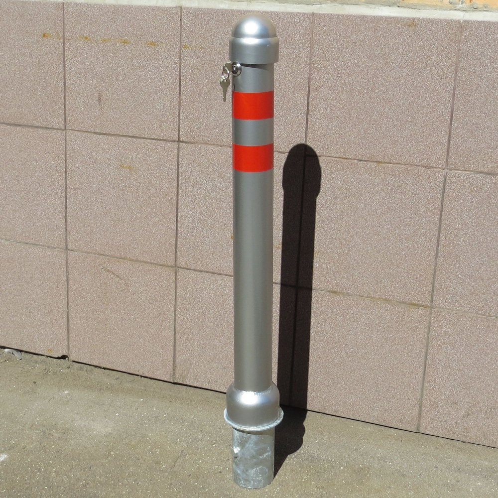 Столбик съемный парковочный с замком и ключом для ограждения ...