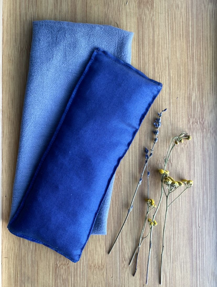 сатиновая подушечка на глаза для медитации с чабрецом - купить с ...