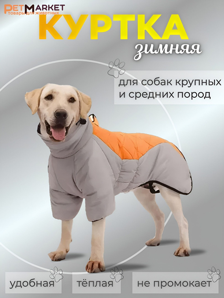 Куртка для собак средних и крупных пород - купить с доставкой по ...