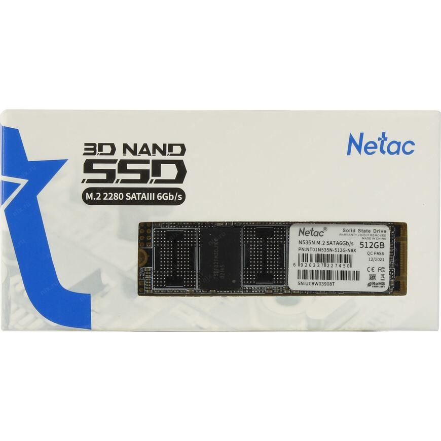 512 ГБ Внутренний SSD-диск Netac N535N (N535N 512GB) - купить по ...
