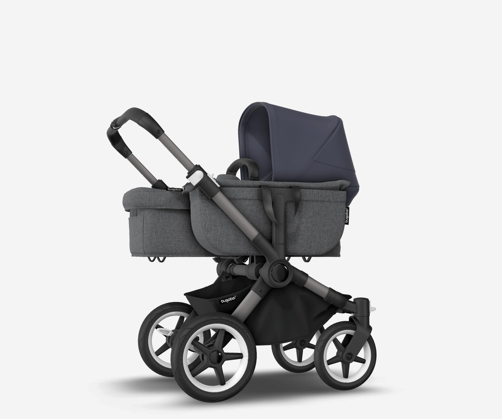 Коляска Bugaboo Donkey 5 Mono Stormy blue/Grey melange/graphite #1